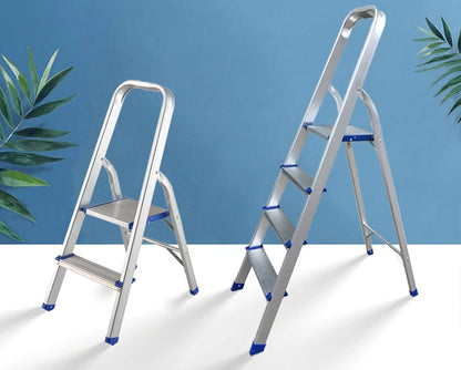 3 Step Multi-Purpose Folding Ladder Aluminium Light Weight Non Slip Platform